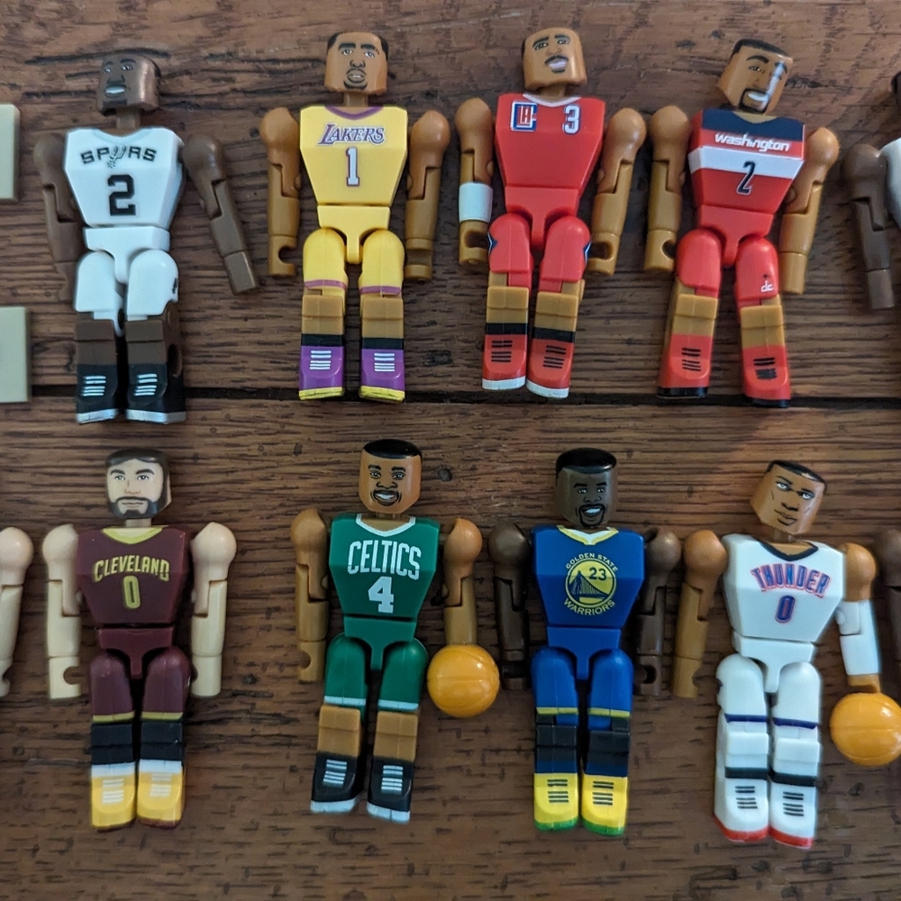 C3 Construction NBA Basketball Figures Westbrook, Wall works with LEGO blocks